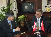 Leaders of CNTIC Visited Mayor of Izmir, Turkey