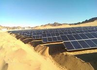 Overseas Attractions: the Algeria 25MW PV Power Plant Started to Install the PV Panel at Djanet Site