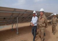 Vice President of CNTIC, Mr.Zhang Xu, Conducted the Site Safety Inspection on Tamanrasset Site of Algeria 25mw PV Power Plant