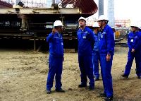  CNTIC Vice President Mr. Zhang Xu Conducted Investigation on Project Site of Baku, Bangladesh 275MW Coal-Fired Power Plant