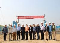 Counsellor Li Guangjun from Economic and Commercial Counsellor’s Office of the Embassy of the PRC in the People’s Republic of Bangladesh inspected the project site of Chittagong Waterworks contracted 