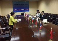 President Assistant Li Zhengli of CNTIC Visited China-Asean Business Council