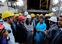  Member of Parliament and Chairman of Bangladesh Power Development Board Inspected Bangladesh Ghorasal Power Station Project Site