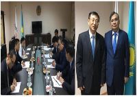 President Tang Yi Met with the Chairman of the Kazakhstan Mining Company and General Manager of the Project Company