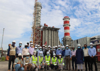 Chairman of Bangladesh Power Development Board visited Ashuganj East Power Plant Project of CNTIC