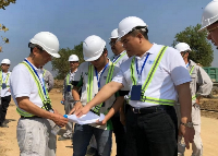 CNTIC Chairman Lin Chunhai Conducts On-site Investigation of 400MW Gas Fired Power Plant (Thaketa)