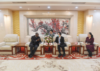 Vice President Wang Yanming Meets with Burkina Faso Ambassador to China